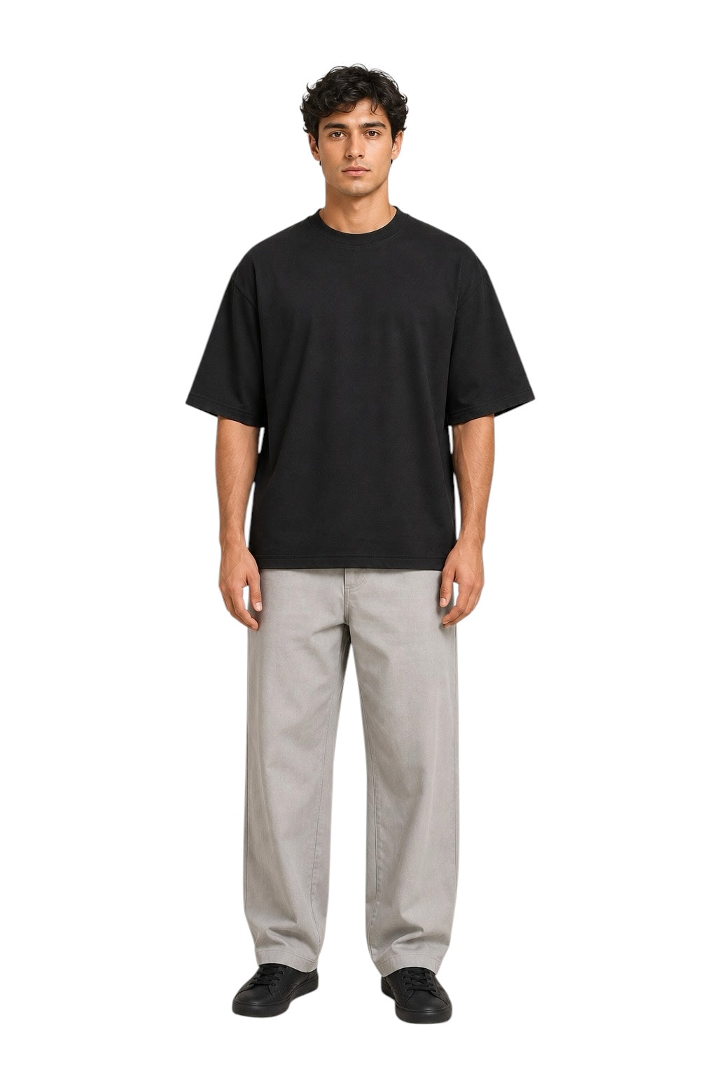 Black Oversize T-shirt "Come Ti Soffro"