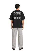 Black Oversize T-shirt "Come Ti Soffro"