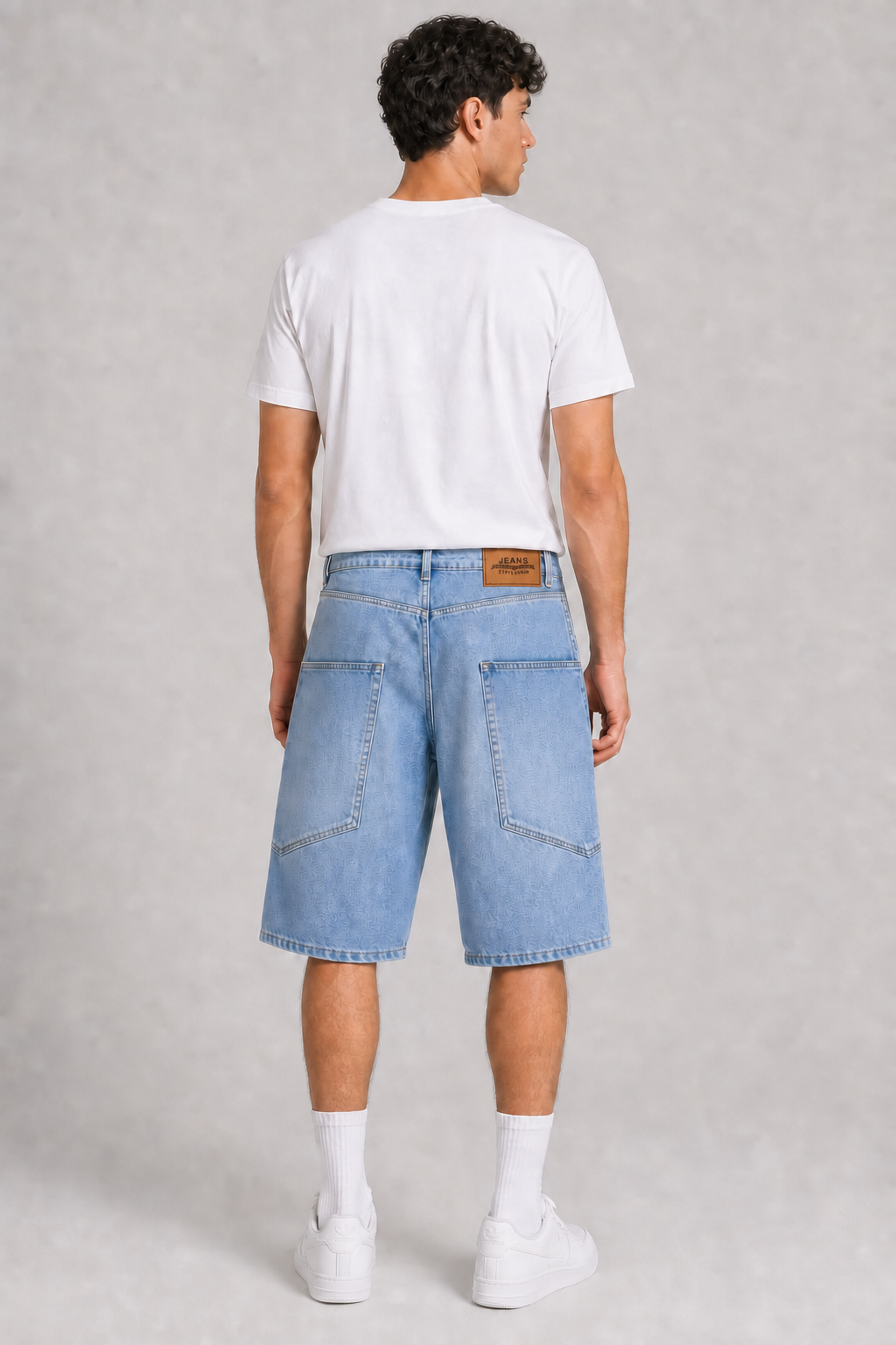 Jorts Baggy Wrap Pocket Light Blue