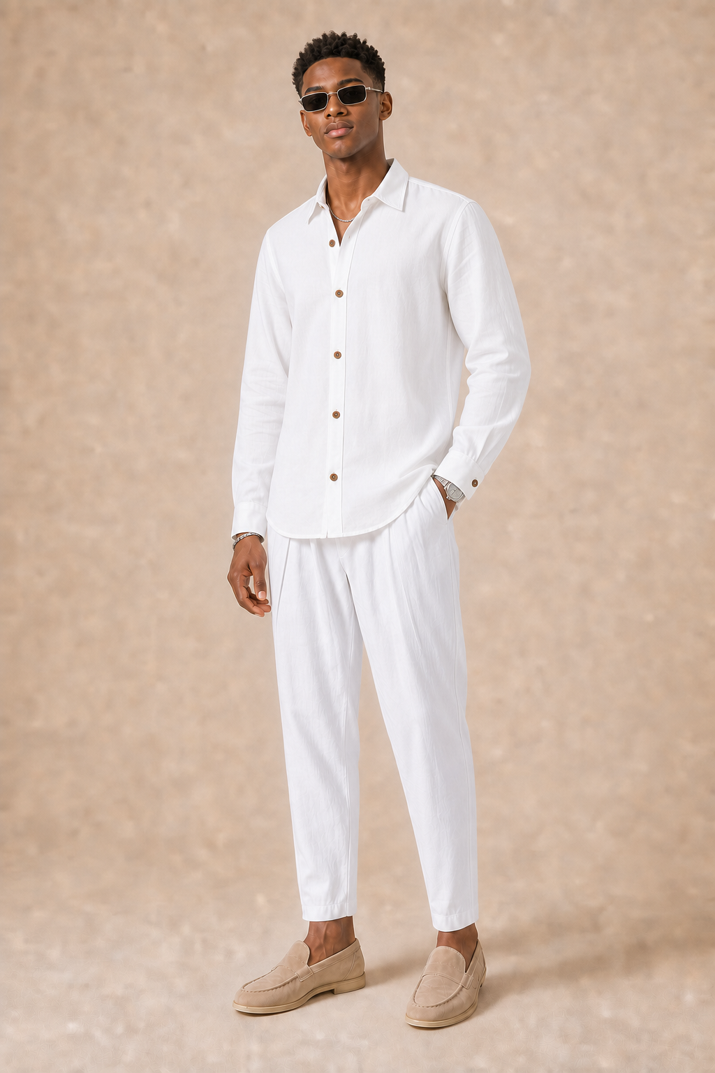 Completo Uomo in Cotone e Lino