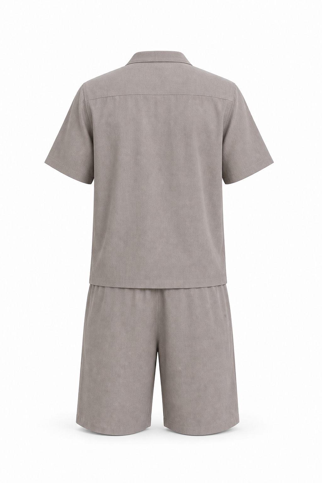Completo Estivo Uomo Camicia e Bermuda – Tortora