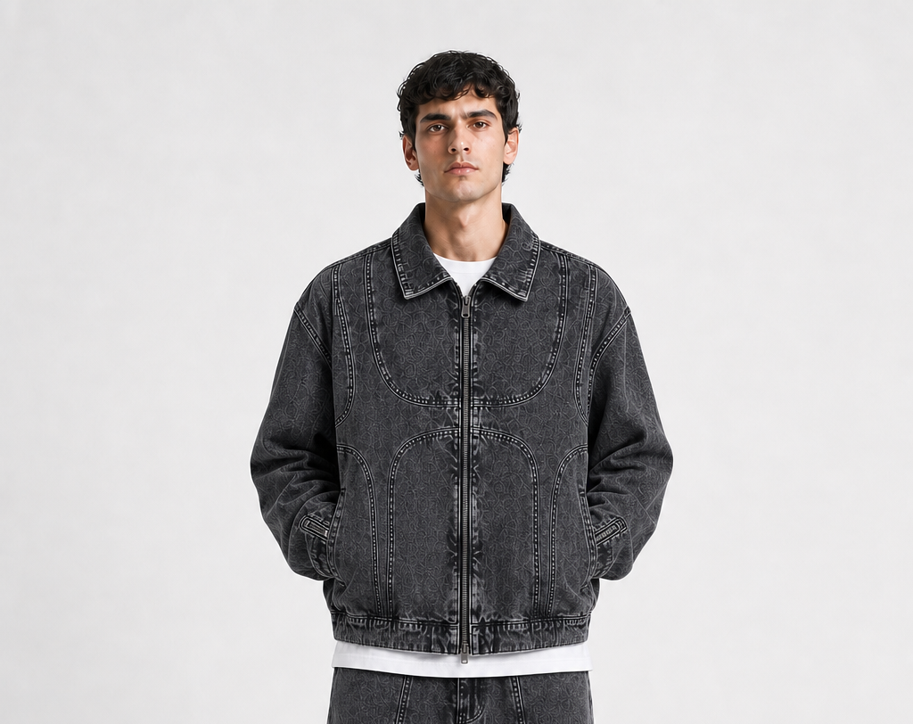 Giacca Cross Denim Black