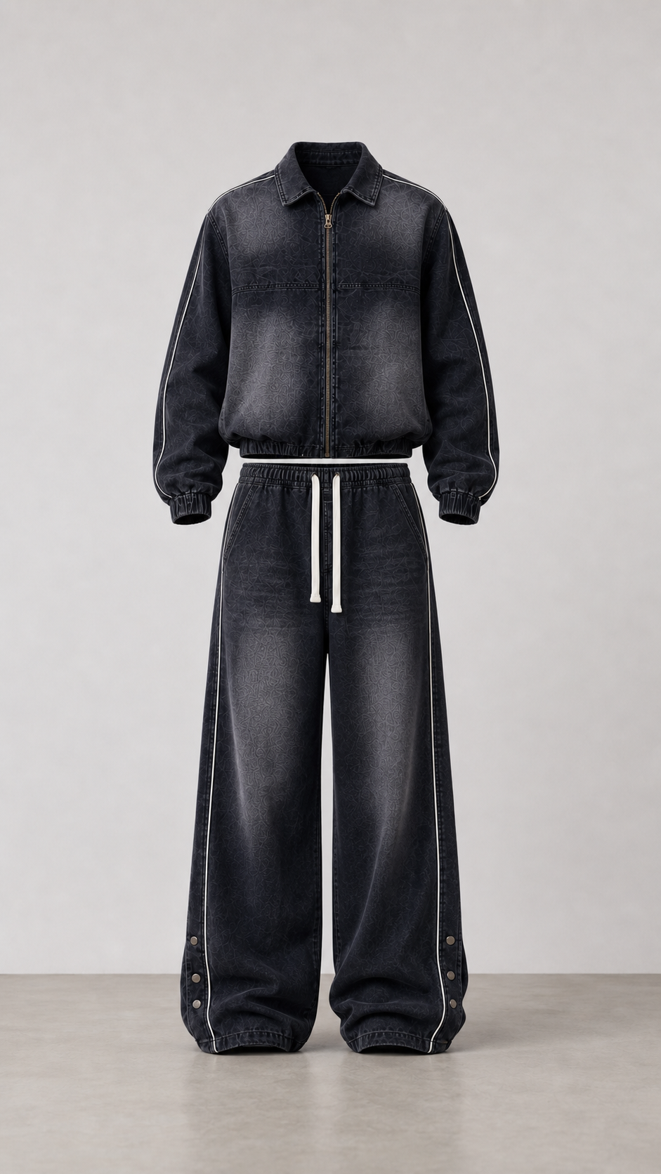 Completo Denim Black – Giacca & Pantalone
