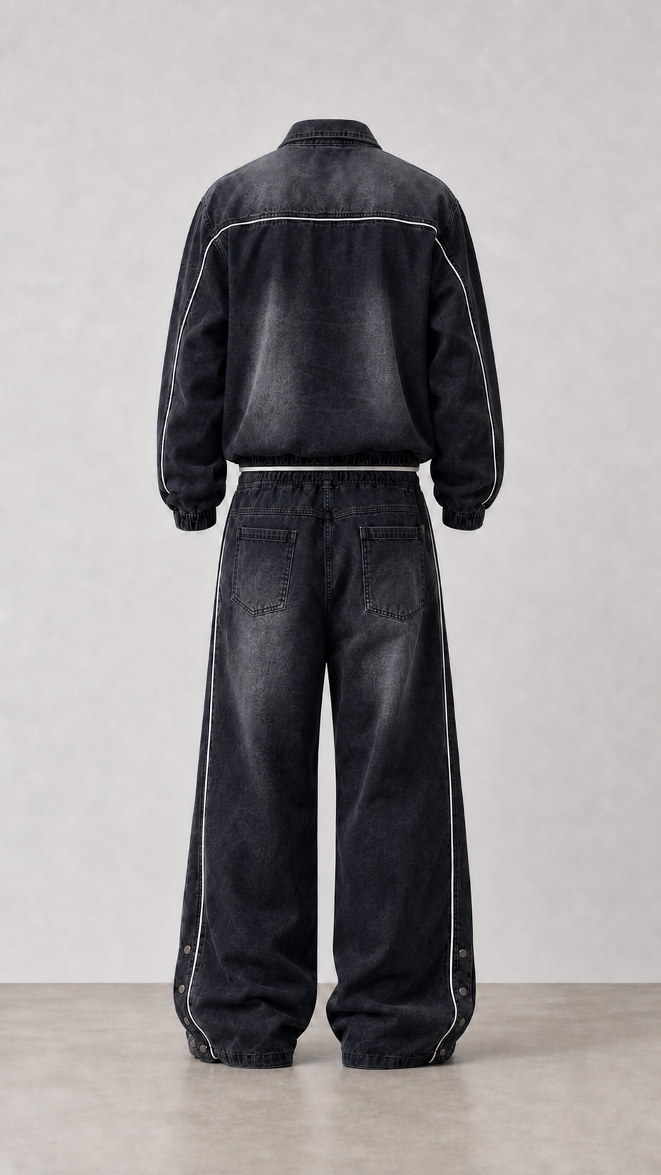 Completo Denim Black – Giacca & Pantalone