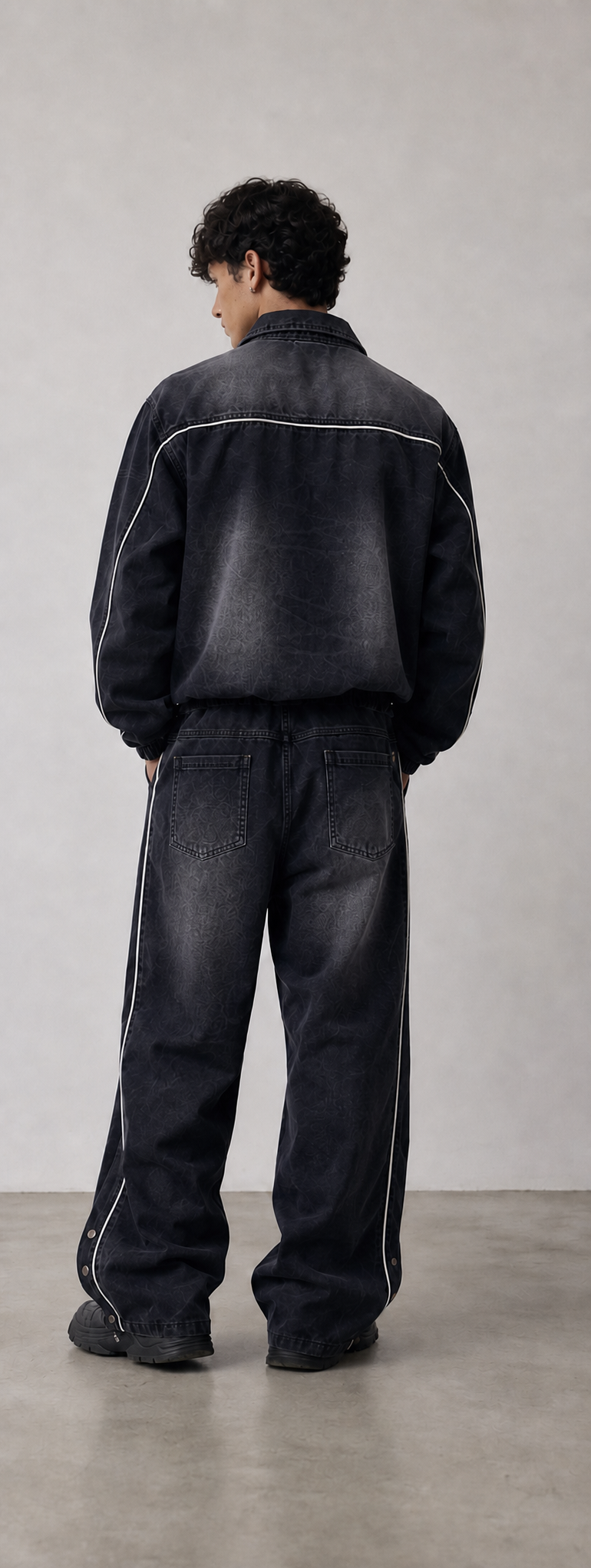 Completo Denim Black – Giacca & Pantalone
