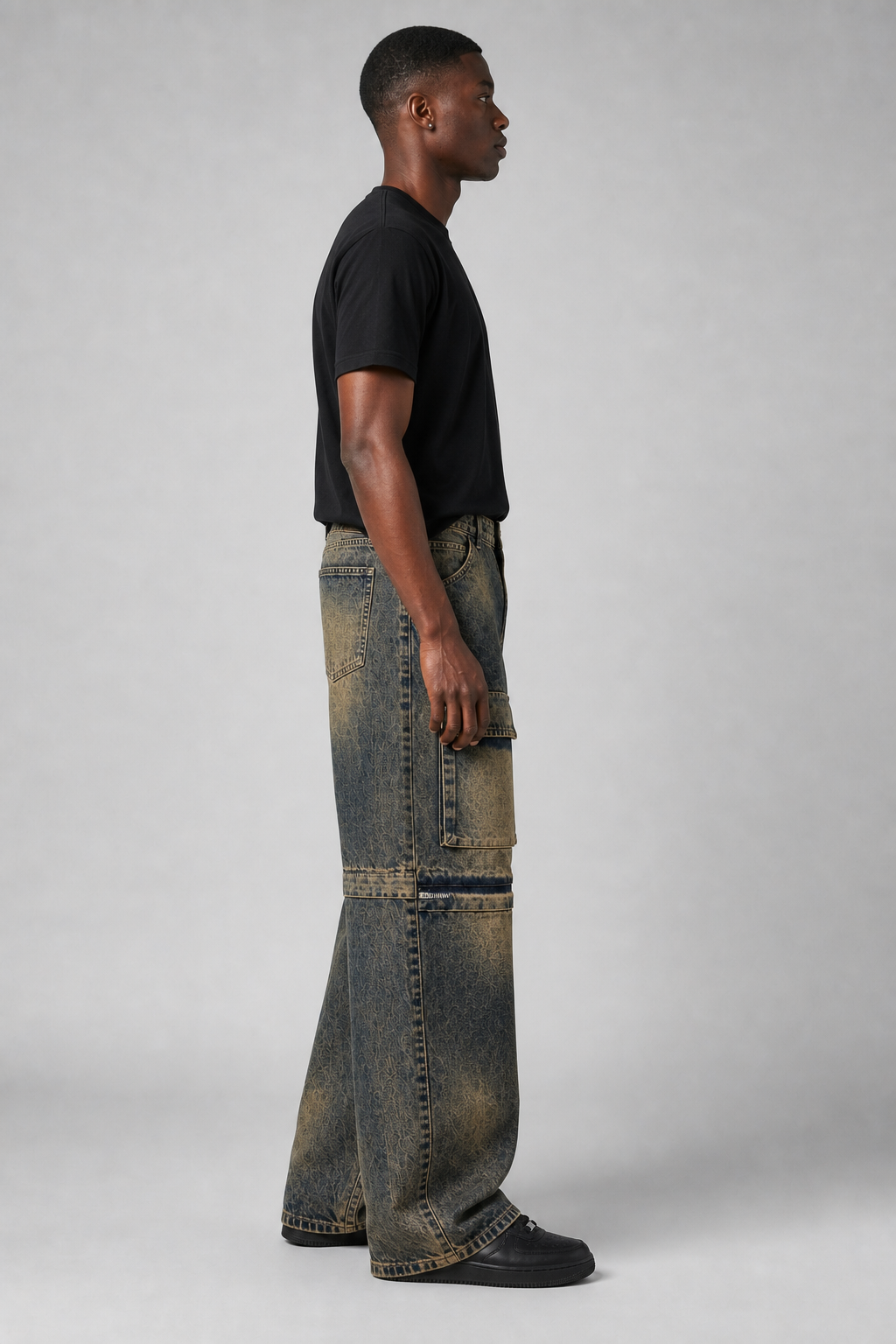 Jeans Cargo 2-in-1 Convertibili in Jorts