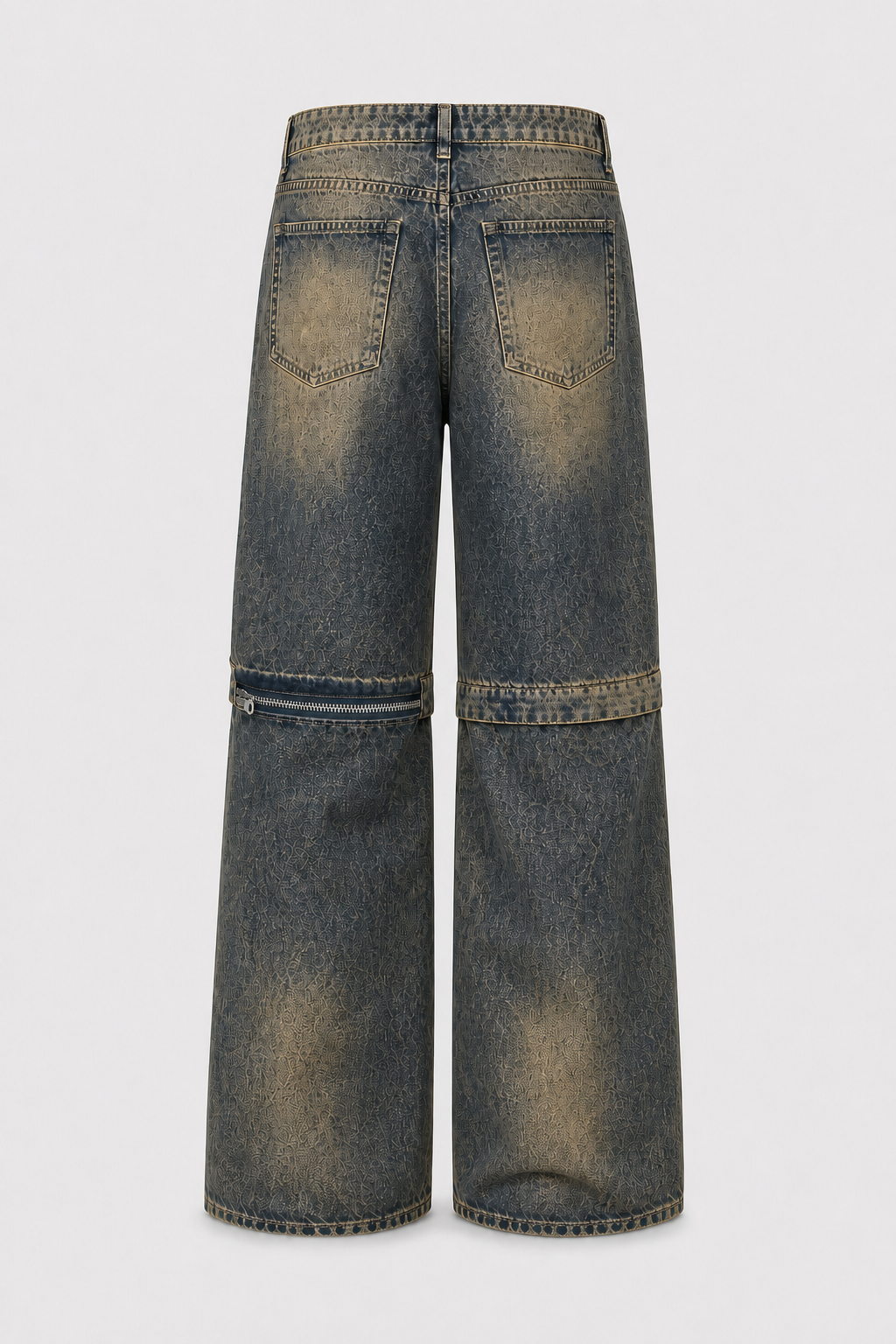Jeans Cargo 2-in-1 Convertibili in Jorts