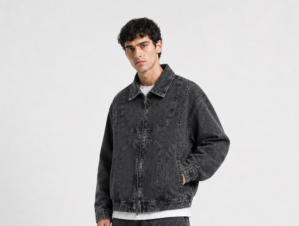 Giacca Cross Denim Black