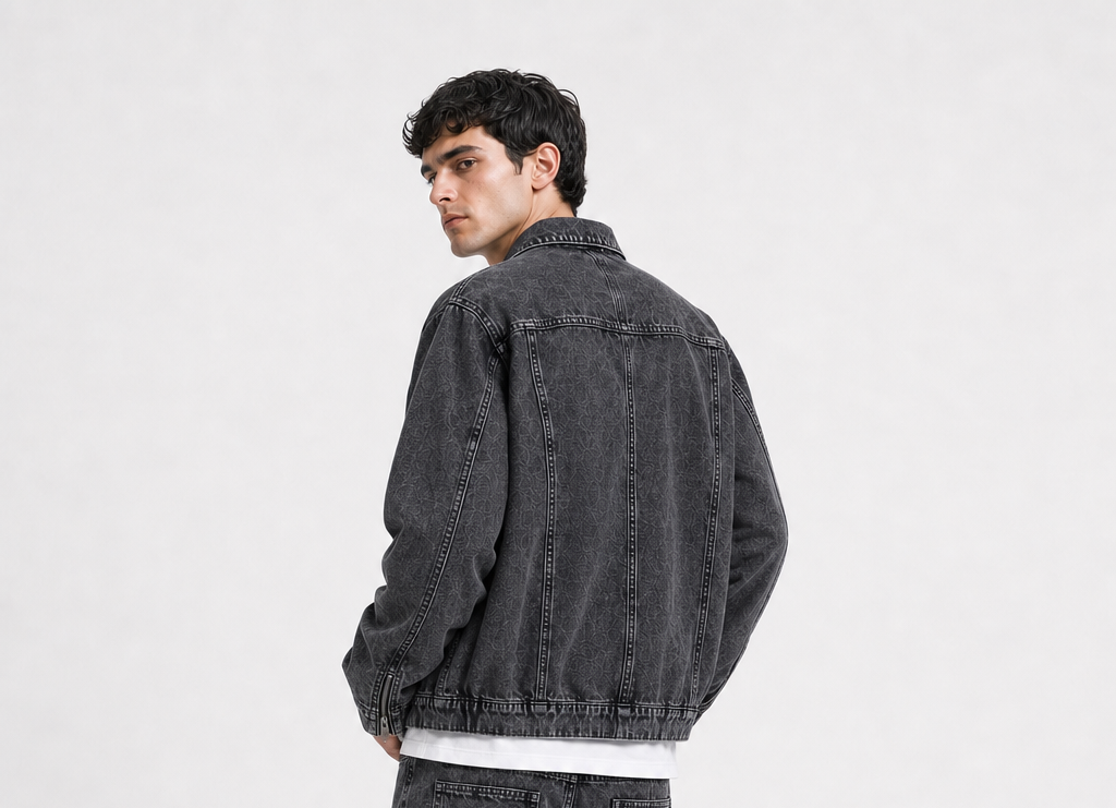 Giacca Cross Denim Black