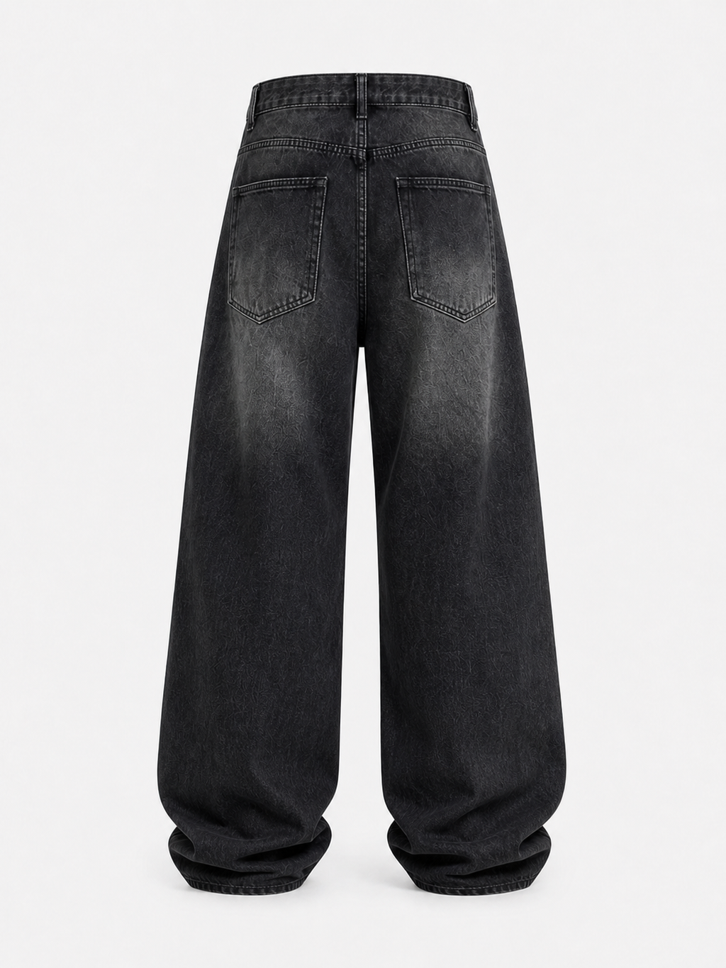 Jeans Baggy Balloon Nero Patchwork – RIFTED