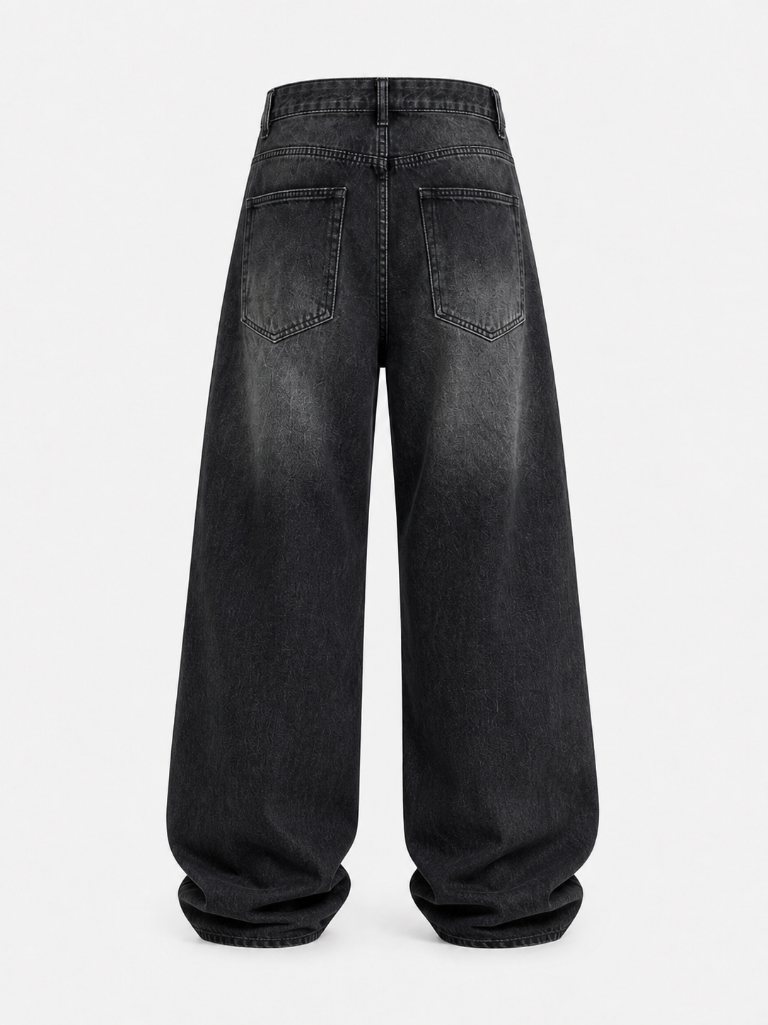 Jeans Baggy Balloon Nero Patchwork – RIFTED