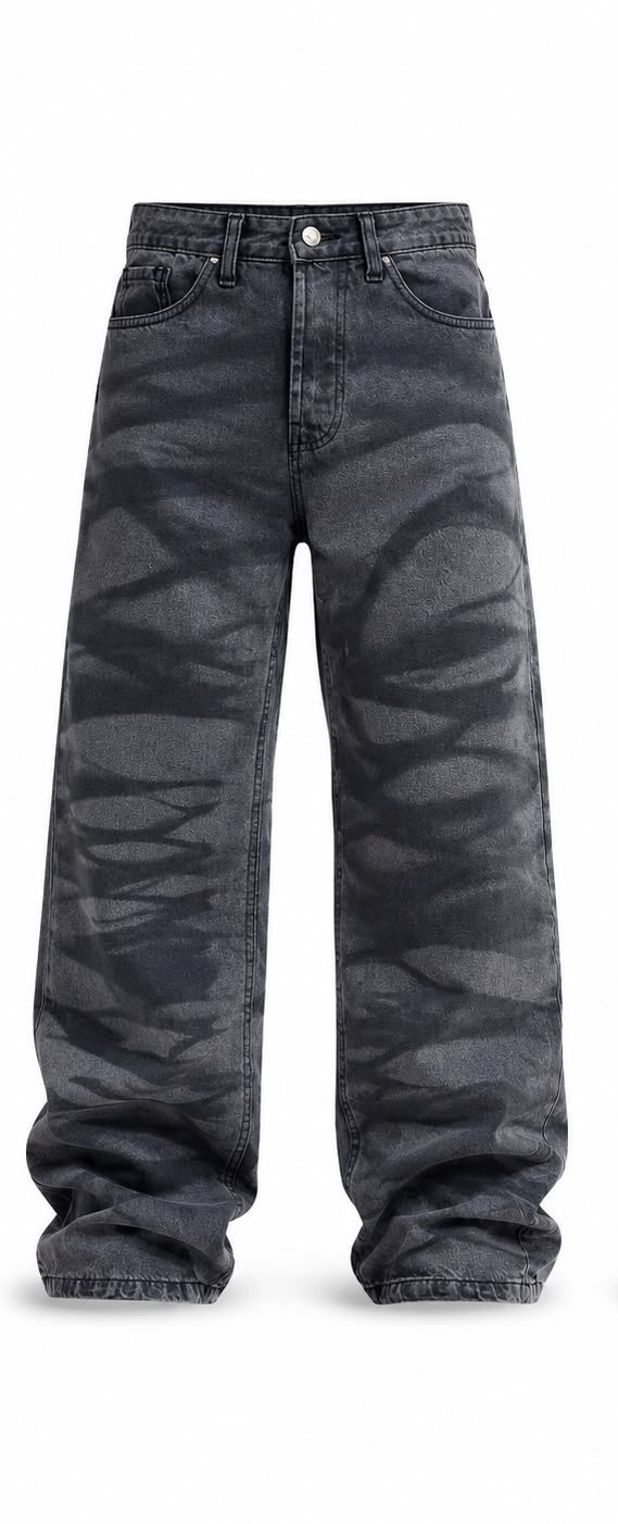Jeans Baggy Shadow Wash – Made in Italy