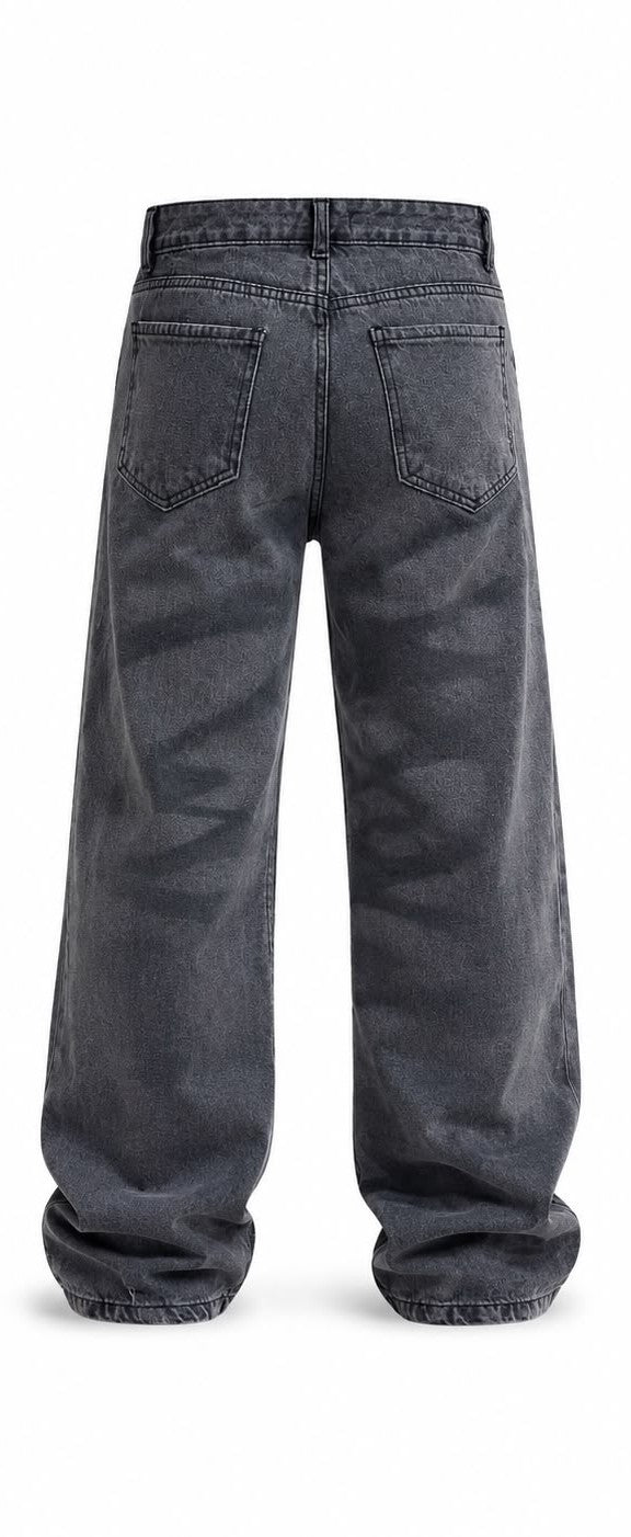 Jeans Baggy Shadow Wash – Made in Italy